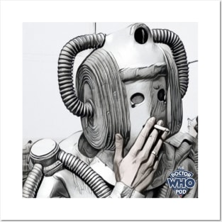 SMOKING CYBERMAN Posters and Art